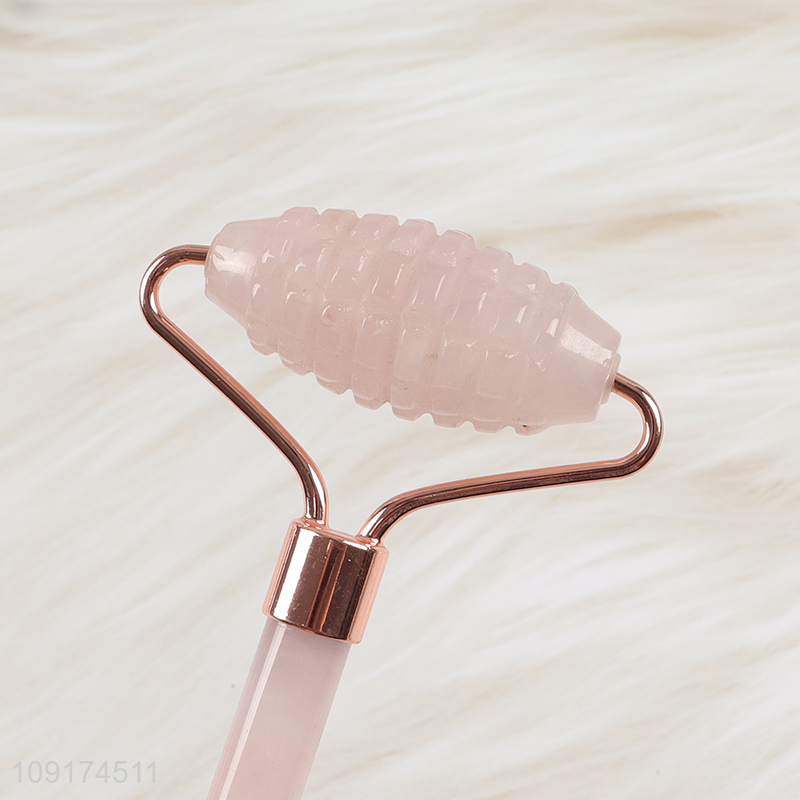 China Imports Natura Rose Quartz Face Roller Massager Jade Roller Massager
