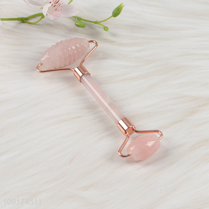 China Imports Natura Rose Quartz Face Roller Massager Jade Roller Massager