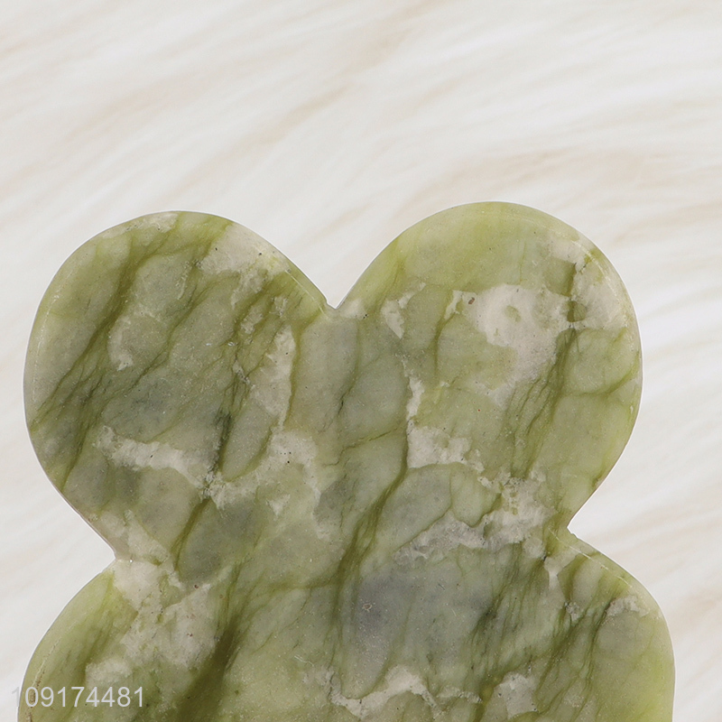 New Product Natural Xiuyan Jade Guasha Tools Butterfly Shaped Guasha Tools