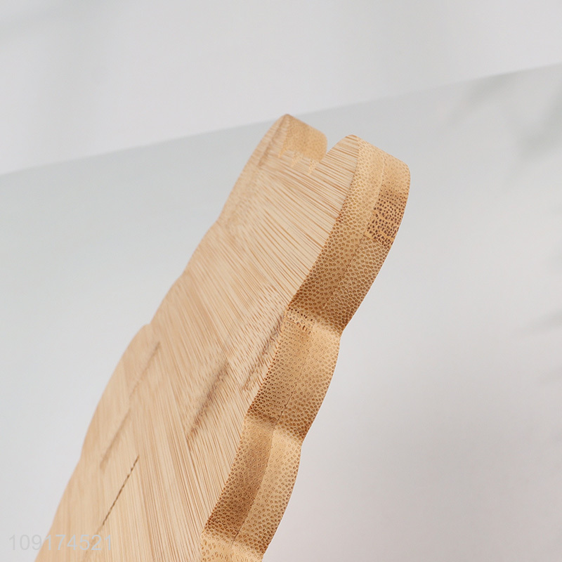 Wholesale Snowflake Shaped Bamboo Serving Tray Fruits Snacks Serving Plate