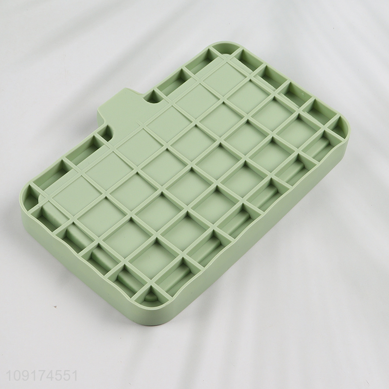 Factory Price Silicone Toothbrush Holder Toothpaste Organizer Soap Dish for Bathroom