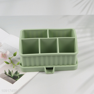 Factory Price Silicone Toothbrush Holder Toothpaste Organizer Soap Dish for Bathroom