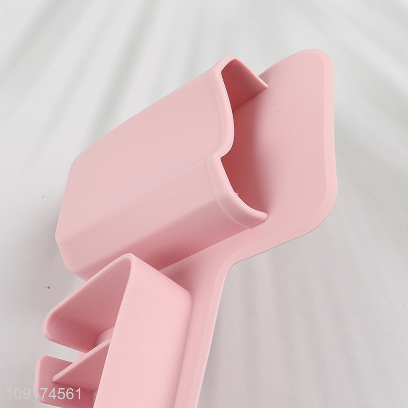 New Arrival Wall Mounted Silicone Toothbrush Holder Razor Holder Bathroom Organizer