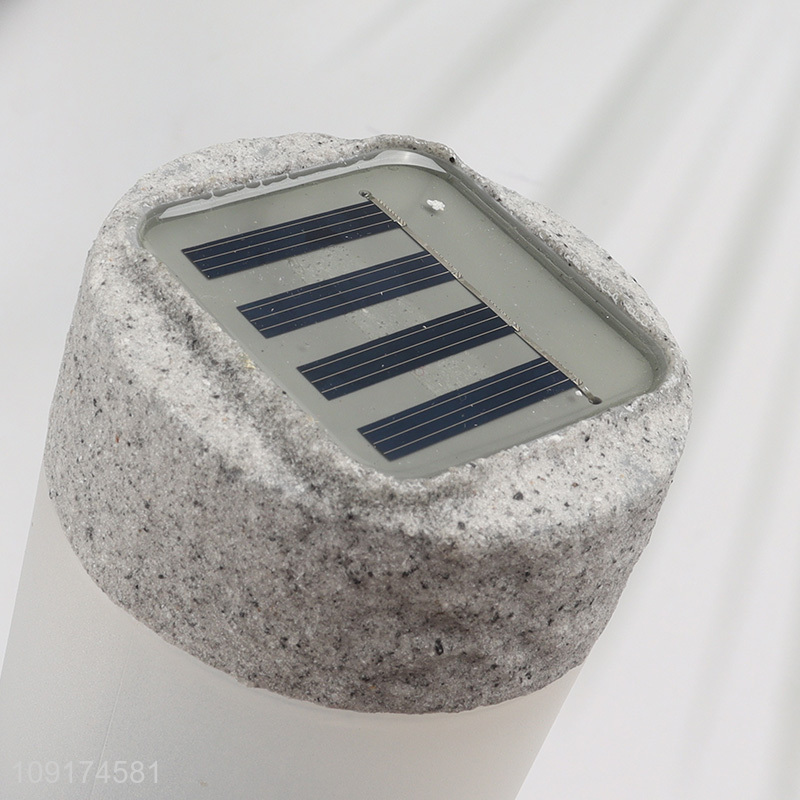 Online Wholesale Cylindrical Solar Lawn Lamp Outdoor Solar Garden Light