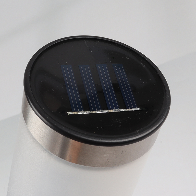 China Imports LED Solar Powered Garden Light Outdor Pathway Lawn Lamp