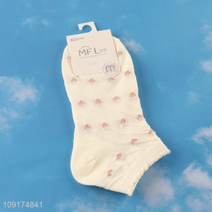 Yiwu market breathable women socks ankle socks low cut socks