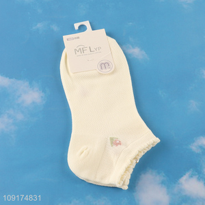 Popular products fashion girls socks ankle socks low cut socks