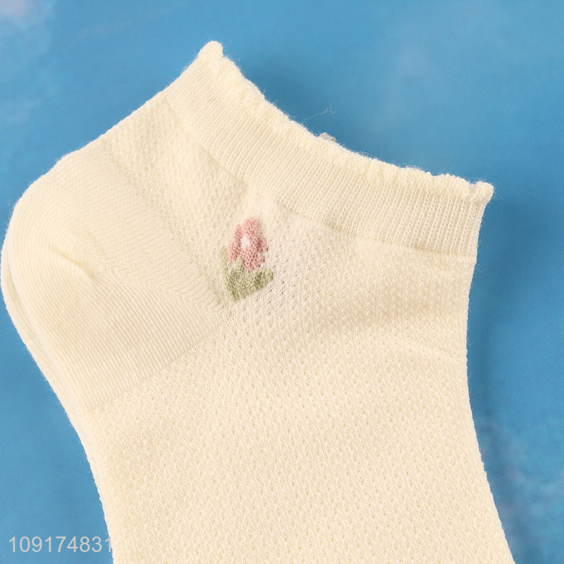 Popular products fashion girls socks ankle socks low cut socks