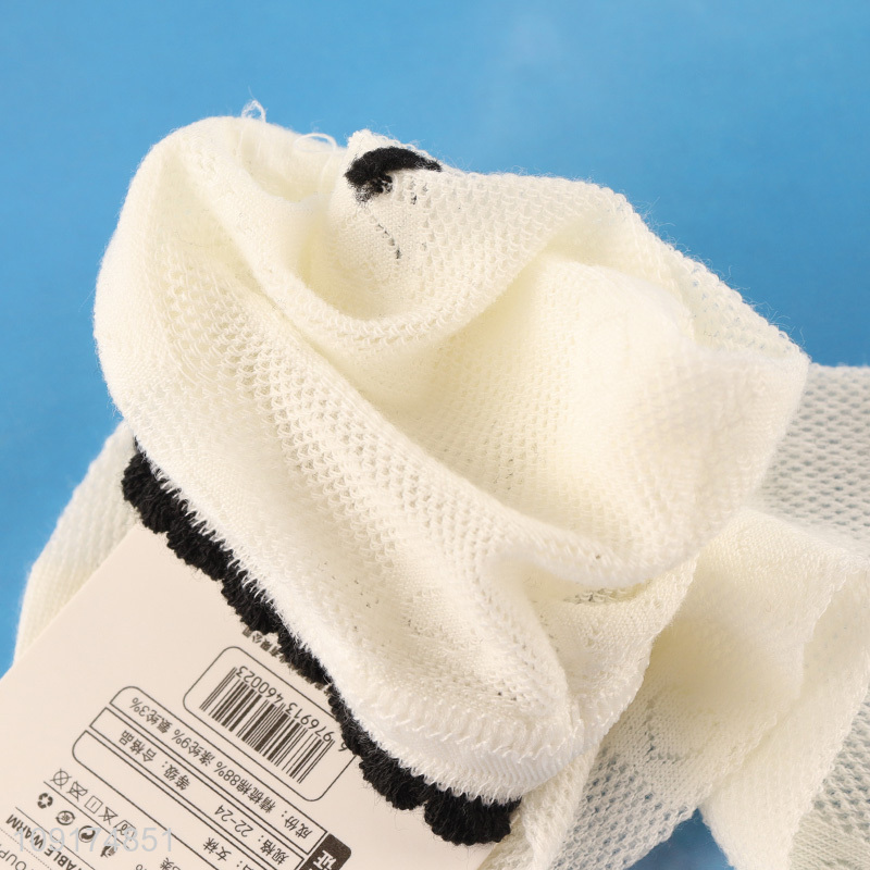 Online wholesale breathable girls cotton ankle socks low cut socks