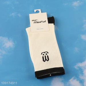 Popular products breathable casual crew socks women cotton socks