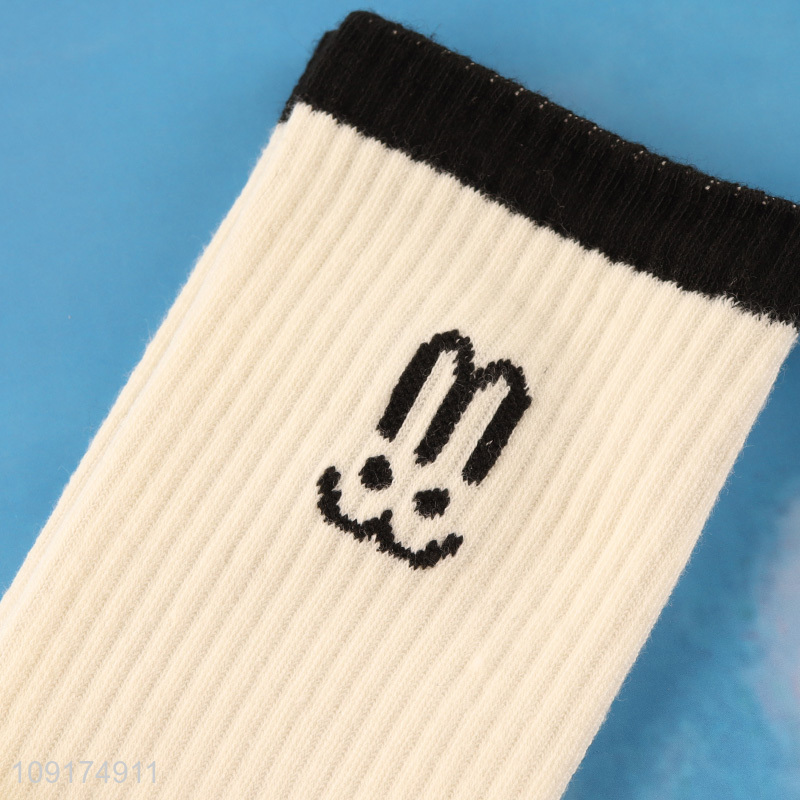 Popular products breathable casual crew socks women cotton socks