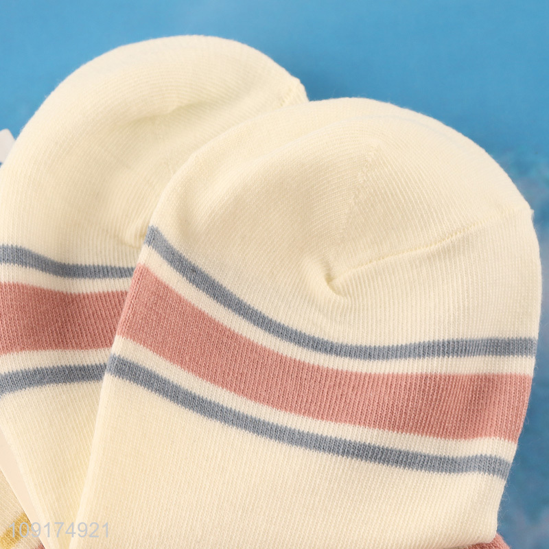 Top quality fashion cotton women casual crew socks