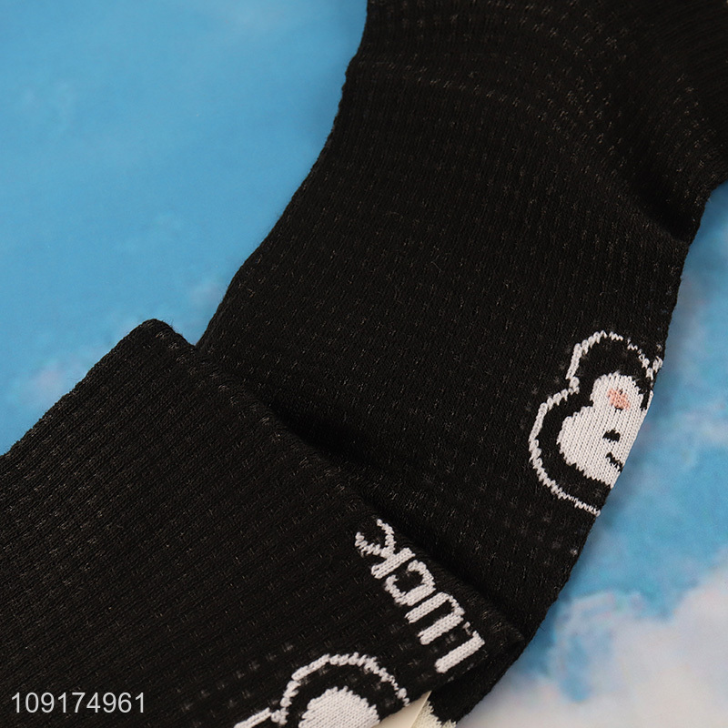 Yiwu market black women ankle socks low cut socks for sale