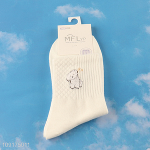 Top products cotton breathable casual crew socks for sale