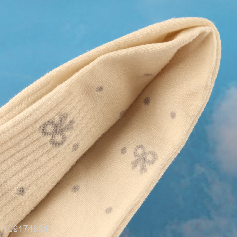 New arrival fashion cotton women casual crew socks for sale