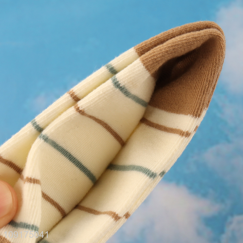 Top quality antibiosis deodorization women cotton striped socks