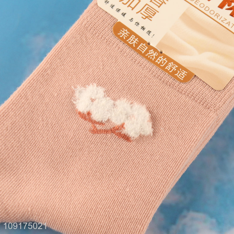 Best quality breathable cotton antibiosis deodorization women socks