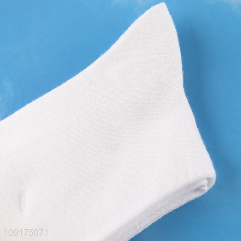 Best sale breathable cotton women casual crew socks wholesale