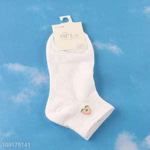 China factory breathable ankle socks low cut socks for women