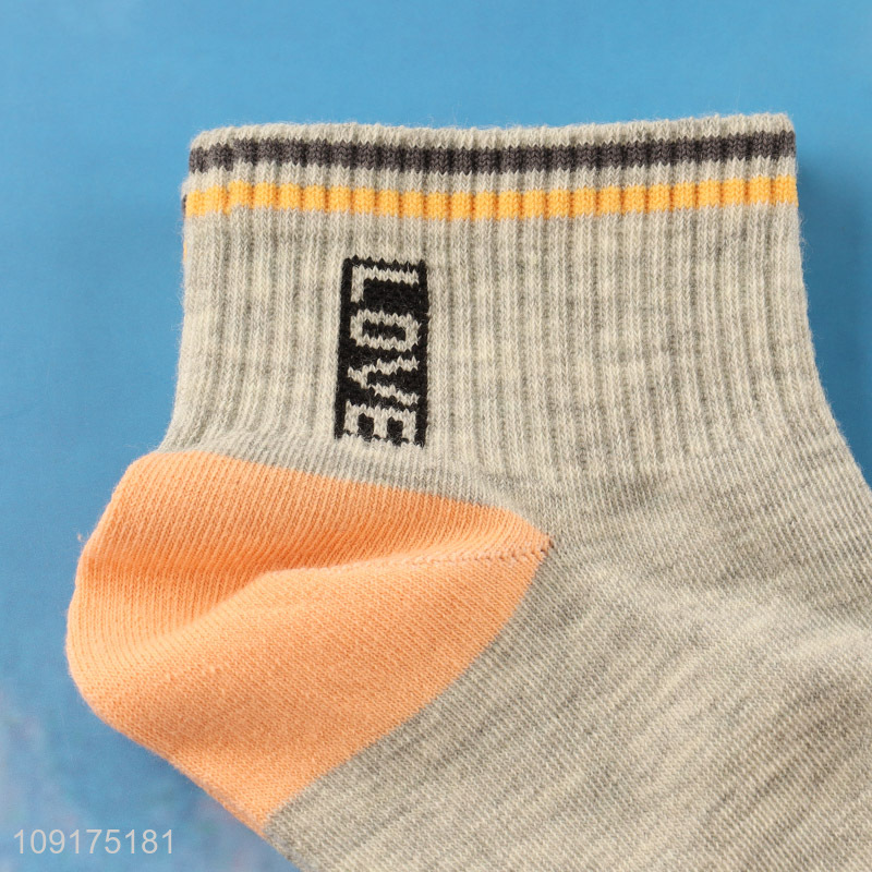Good selling breathable cotton ankle socks low cut socks wholesale