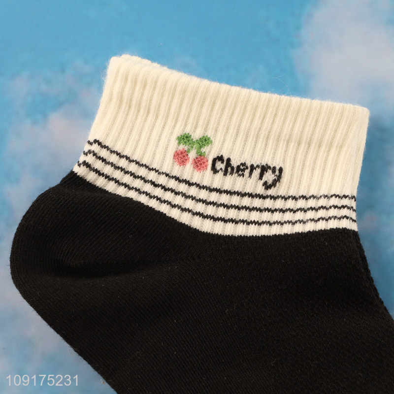 China supplier black fashion women antibiosis deodorization cotton socks