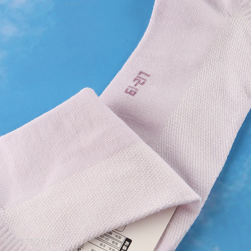 Good selling breathable women socks ankle socks low cut socks