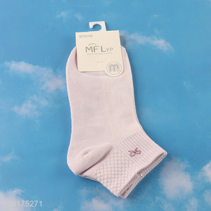 Good selling breathable women socks ankle socks low cut socks