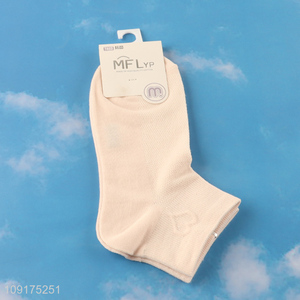 Yiwu market breathable women ankle socks low cut socks for sale
