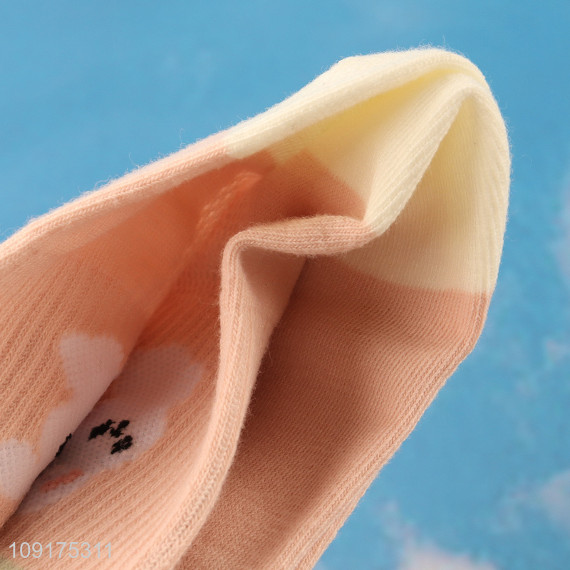 Top selling cute women antibiosis deodorization sports casual crew socks