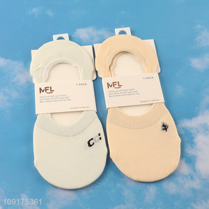 Good sale multicolor breathable summer women socks boat socks