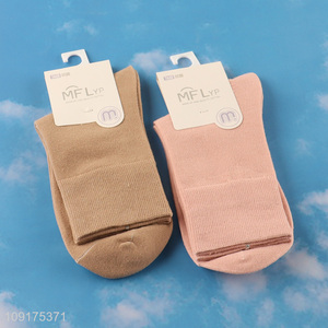 Hot items multicolor breathable casual crew socks for sale