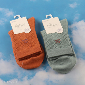 New product multicolor cotton casual crew socks for sale