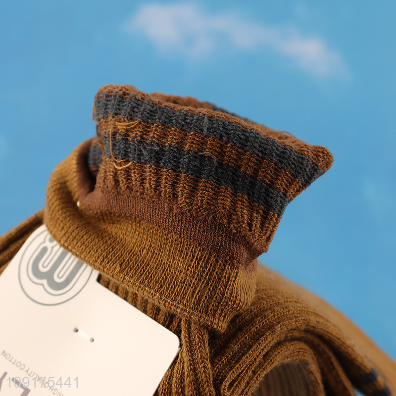 Top products winter breathable men cotton socks crew socks