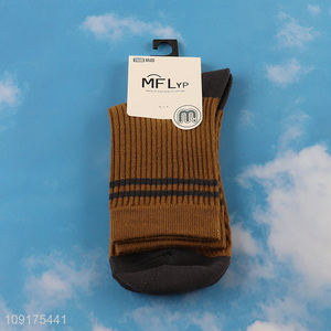 Top products winter breathable men cotton socks crew socks
