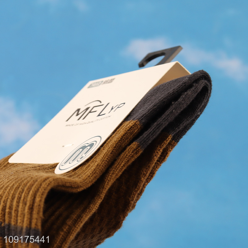 Top products winter breathable men cotton socks crew socks