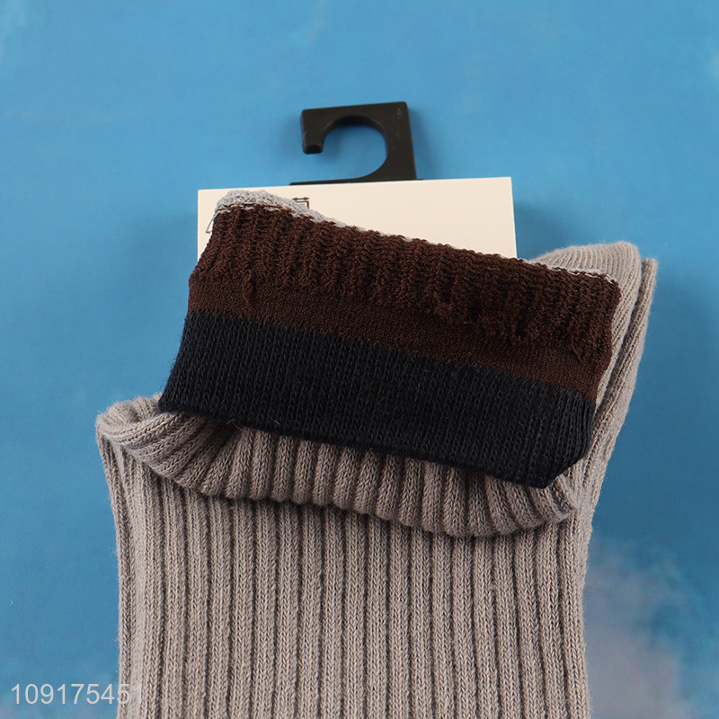 Hot products comfortable men cotton socks crew socks for sale