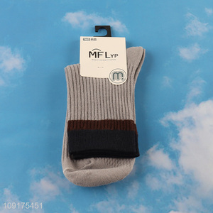 Hot products comfortable men cotton socks crew socks for sale