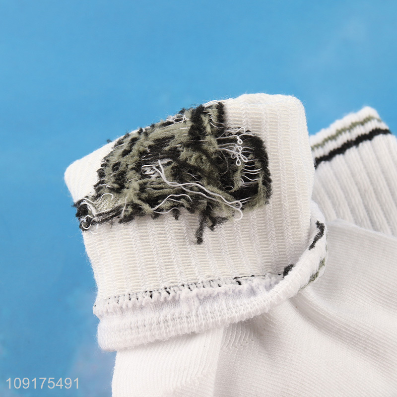 Top quality breathable men cotton socks crew socks sports socks