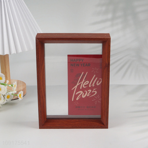 New Product Double Sided MDF Wood Photo Frame for Tabletop Decoration