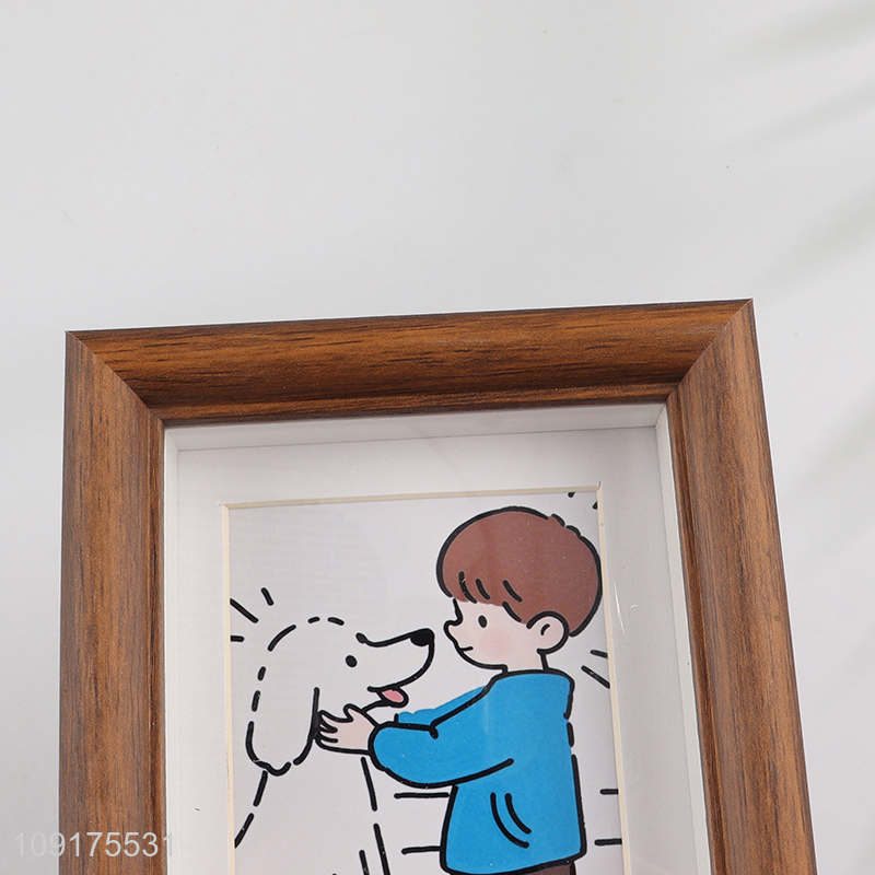 Hot Selling MDF Wood Photo Frame for Wall Mounting or Tabletop Display