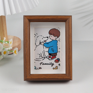 Hot Selling MDF Wood Photo Frame for Wall Mounting or Tabletop Display