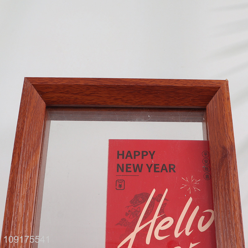 New Product Double Sided MDF Wood Photo Frame for Tabletop Decoration