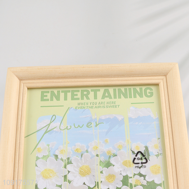 Factory Price Natural Solid Wood Picture Frames Wooden Photo Frames