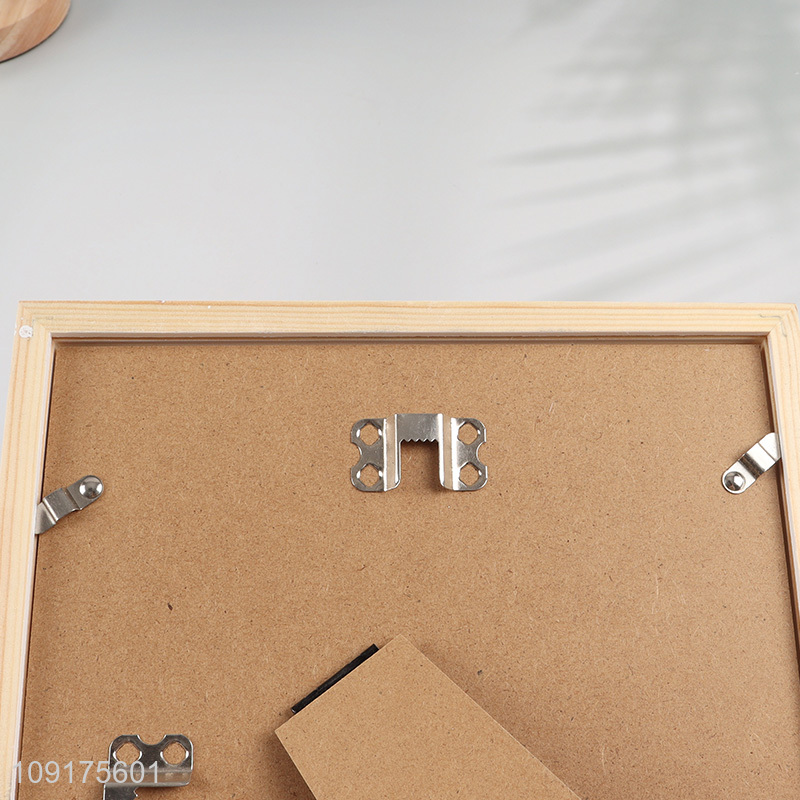 China Imports Solid Wood Photo Frame Decorative Wooden Picture Frame