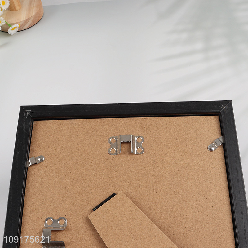 New Product MDF Wood Photo Frame for Wall Mounting or Tabletop Display