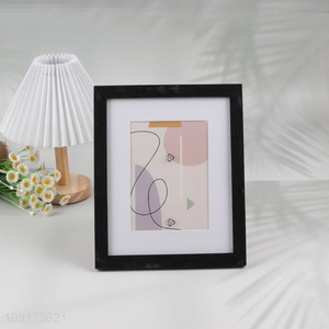 New Product MDF Wood Photo Frame for Wall Mounting or Tabletop Display