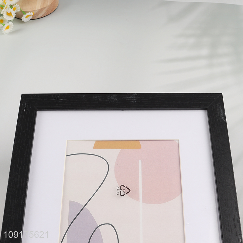 New Product MDF Wood Photo Frame for Wall Mounting or Tabletop Display