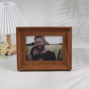 Hot Selling Resin Picture Frame Imitation Wood Photo Frame for Home Decor
