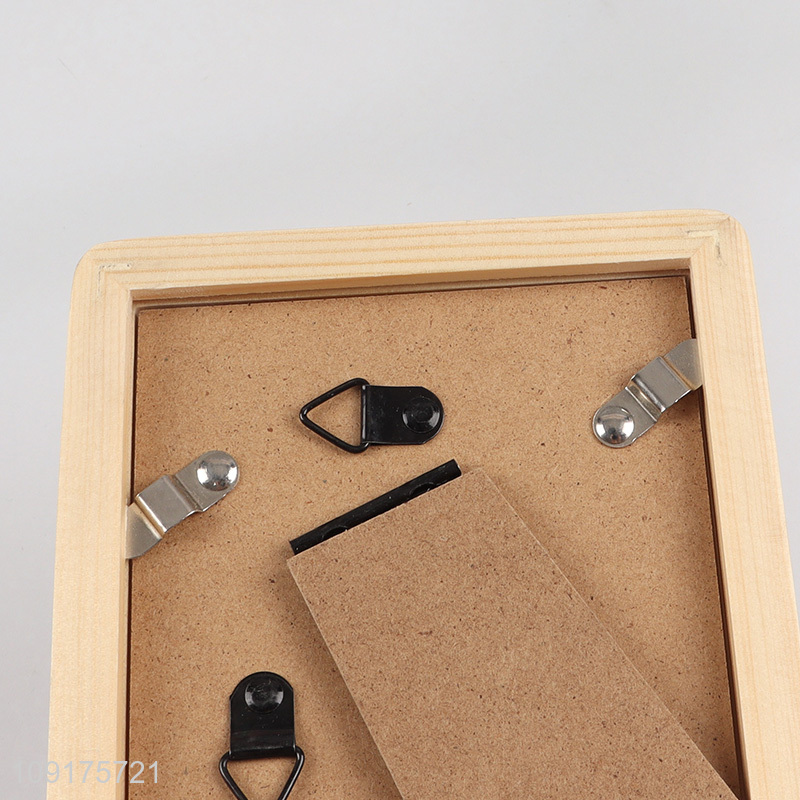 Factory Price Pine Wood Picture Frames Rounded Corner Photo Frames