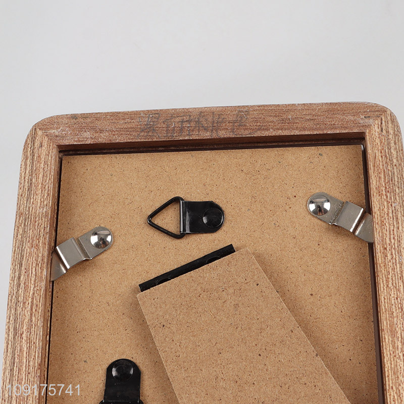 New Arrival Oak Wood Picture Frame Rounded Corner Wooden Photo Frame